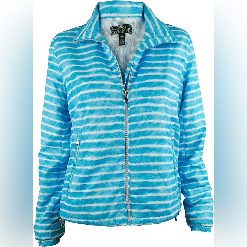 Ralph Lauren Active Sport Blue White Jacket XL